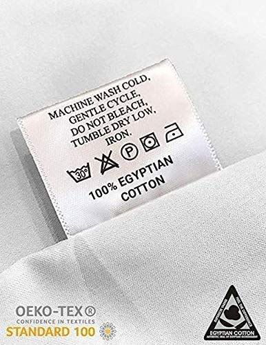 Premium Egyptian Cotton Sateen Pillowcases - Pack of 2 Queen Oversized (23