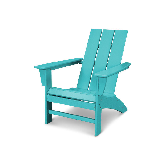 POLYWOOD Modern Adirondack Chair - Durable Outdoor Furniture, All-Weather Resin, Comfortable Patio Seating for Garden, Poolside & Backyard Relaxation