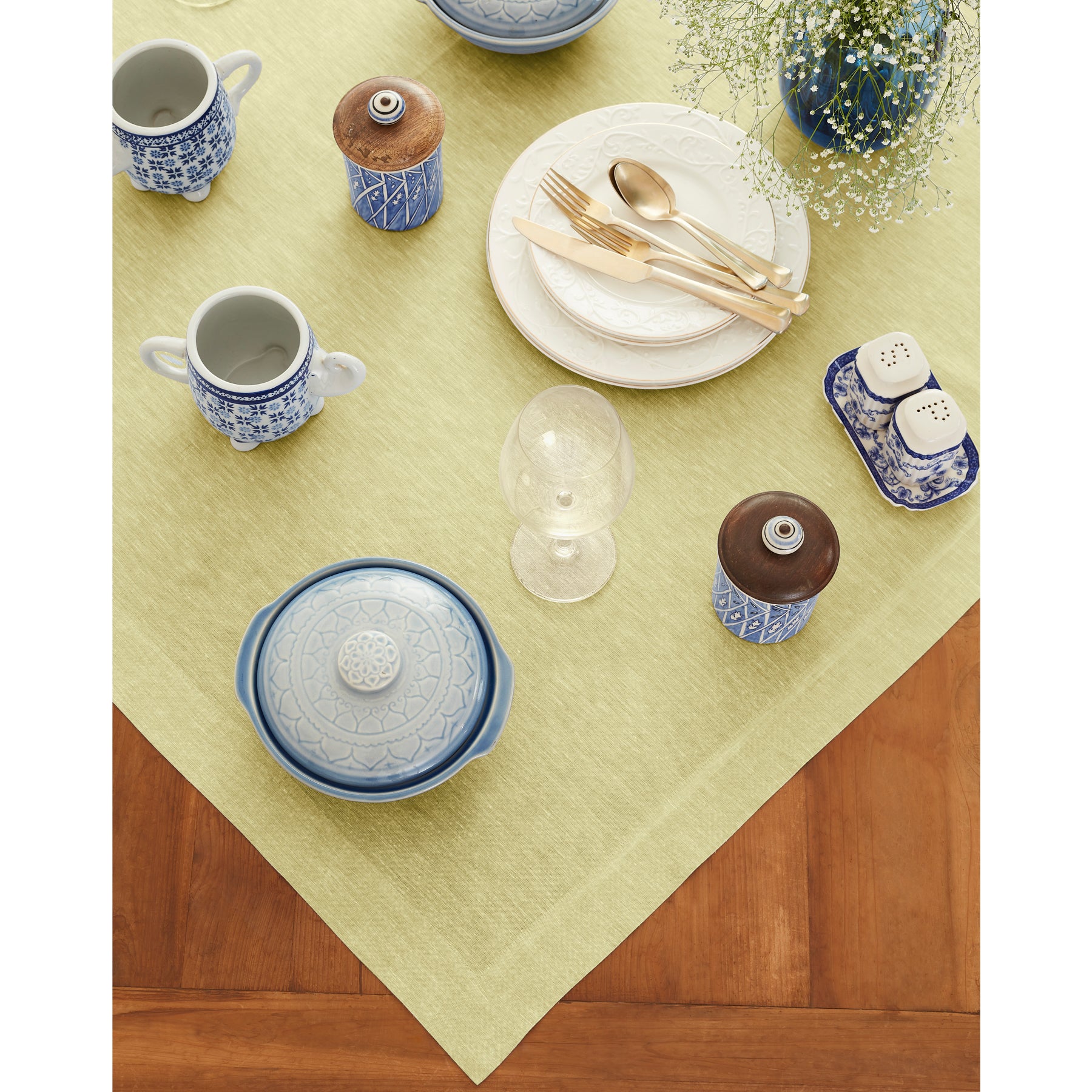 Athena Decorative Table Throw - Soft & Stylish Table Cover for Dining, Living Room, and Outdoor Use - Perfect for Parties, Weddings, and Home Decor