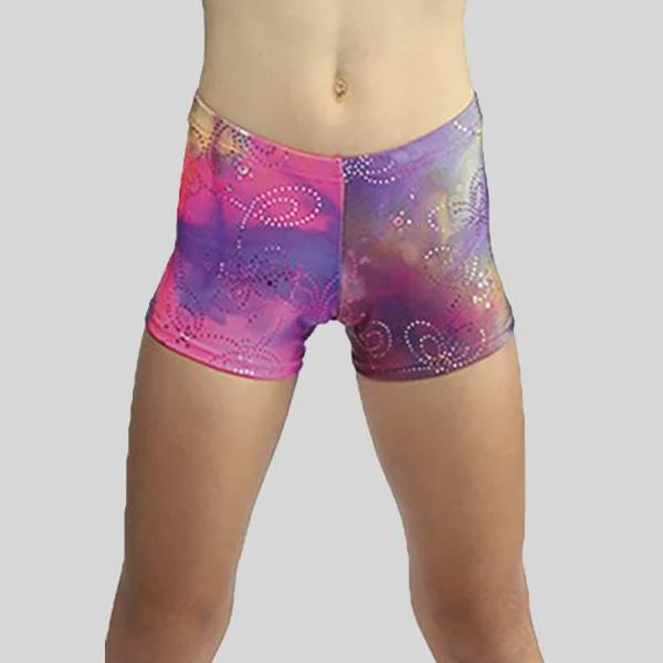 Mondor Women's Neon Pop High Waist Shorts - Trendy Workout & Yoga Shorts for Running, Gym, and Summer Fashion