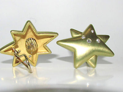 18K Gold 0.50 Carat Diamond Star Clip Earrings - Luxury Fashion Jewelry for Women - Perfect for Parties, Weddings & Special Occasions