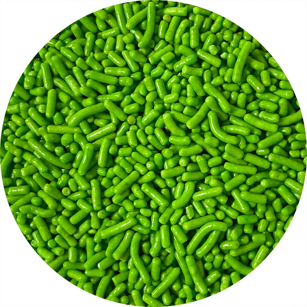 DecoPac Lime Green Sprinkles - 26oz Tub | Bulk Baking Decorations for Cakes, Cupcakes & Desserts | Perfect for Birthday Parties & Holiday Treats