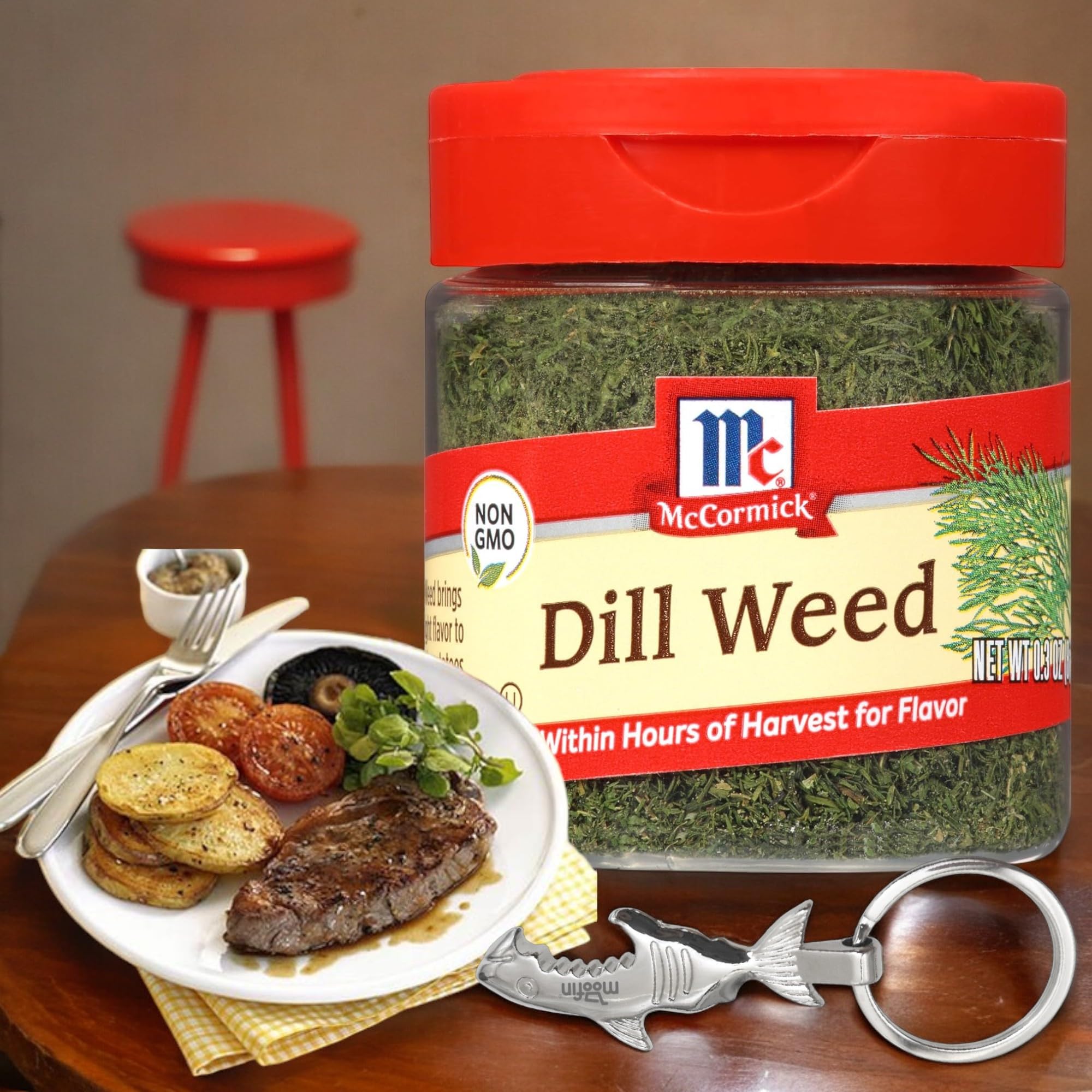 Dill Weed 0.3 Oz - Fresh Herb for Cooking, Salads, Pickles | No Preservatives