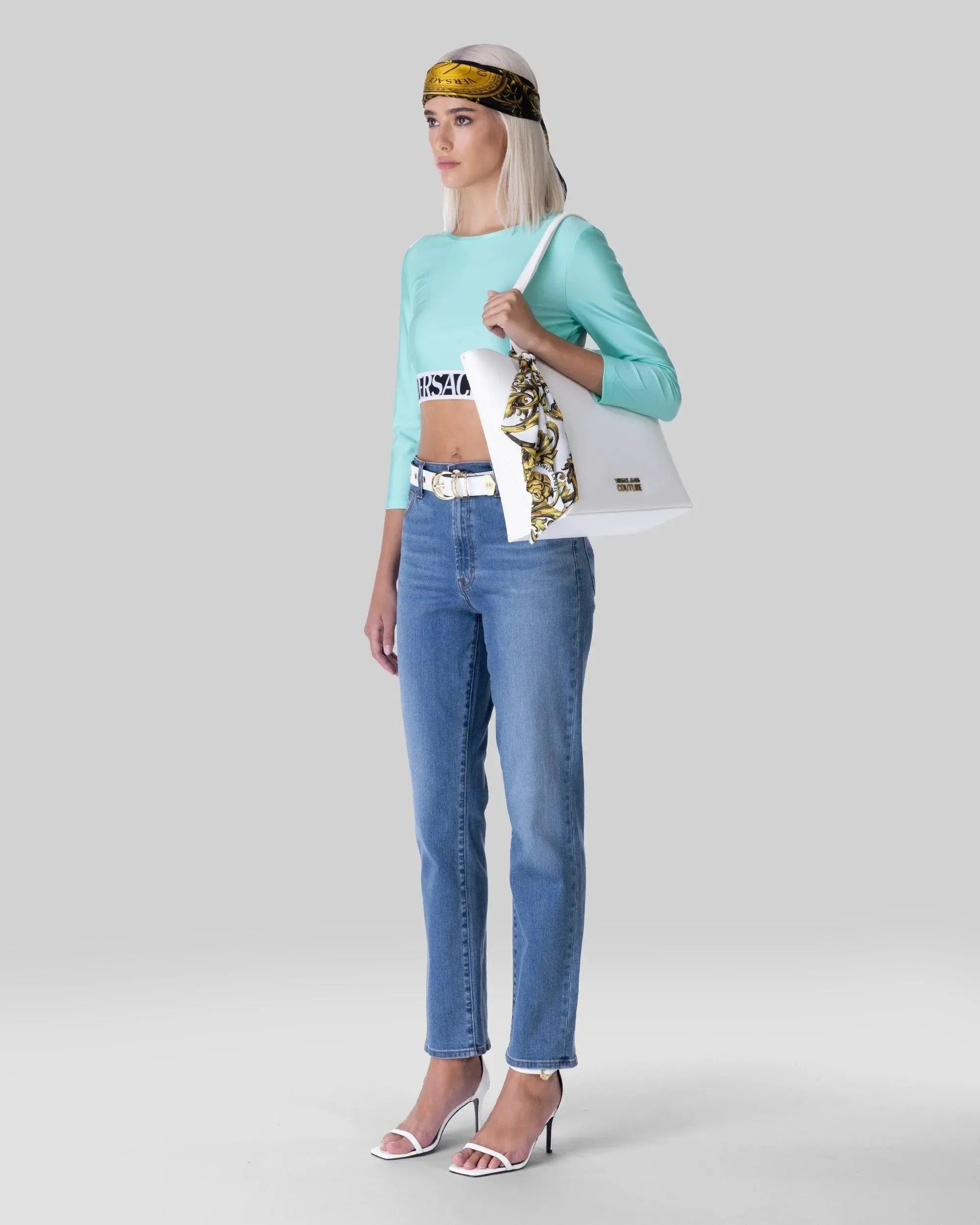 Cropped Long Sleeve T-Shirt for Women - Soft Cotton Casual Tee - Perfect for Layering, Workouts & Everyday Wear