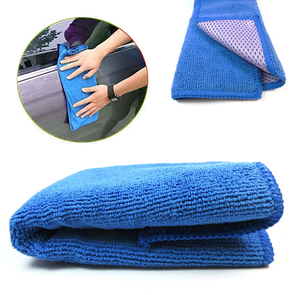 2 Pack Premium Microfiber Cleaning Cloths for Cars - 12
