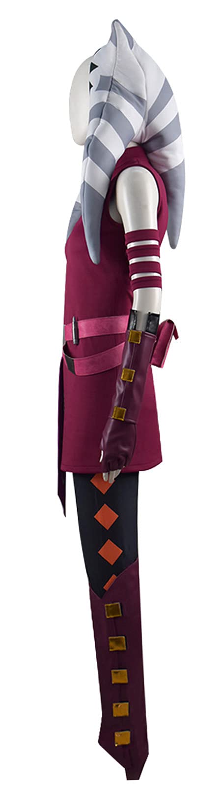 Anakin Skywalker Costume for Women - Adult Jedi Cosplay Dress Suits, Halloween Outfit for Star Wars Fans & Cosplay Events