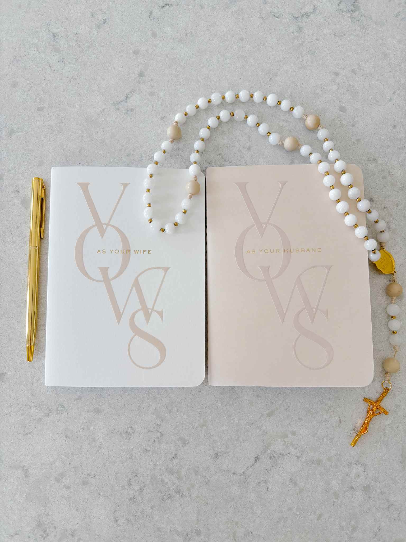 Book of Vows - Set of Two Wedding Vow Books for Couples | Romantic Ceremony Keepsake for Brides & Grooms