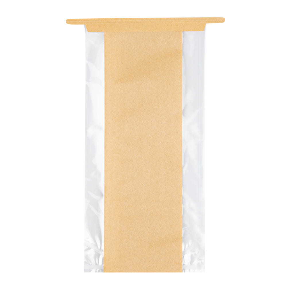 Premium Kraft Paper Bakery Bags with Tin Tie Closure - 4.5