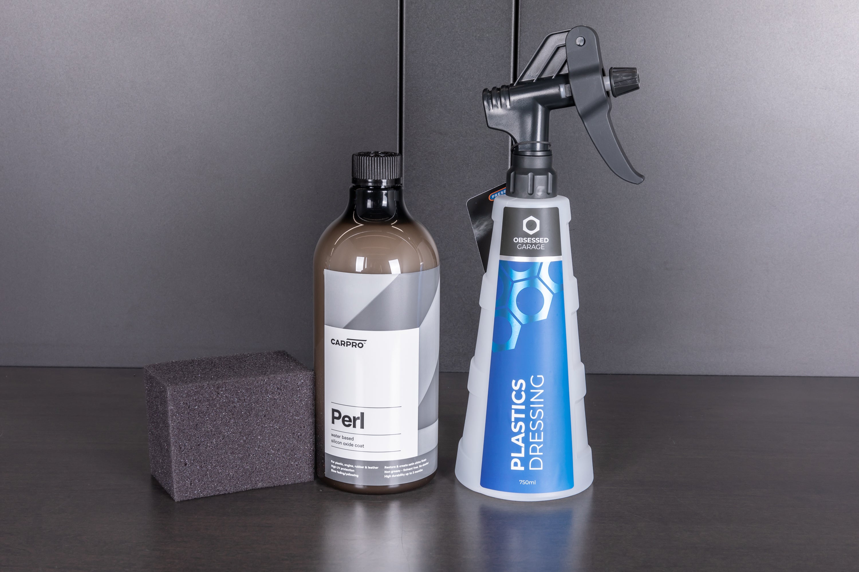 CarPro PERL Plastic & Rubber Protectant - Long Lasting UV Protection & Shine for Car Interior, Tires, Trim - Perfect for Detailing, Restoring & Protecting Vehicle Surfaces