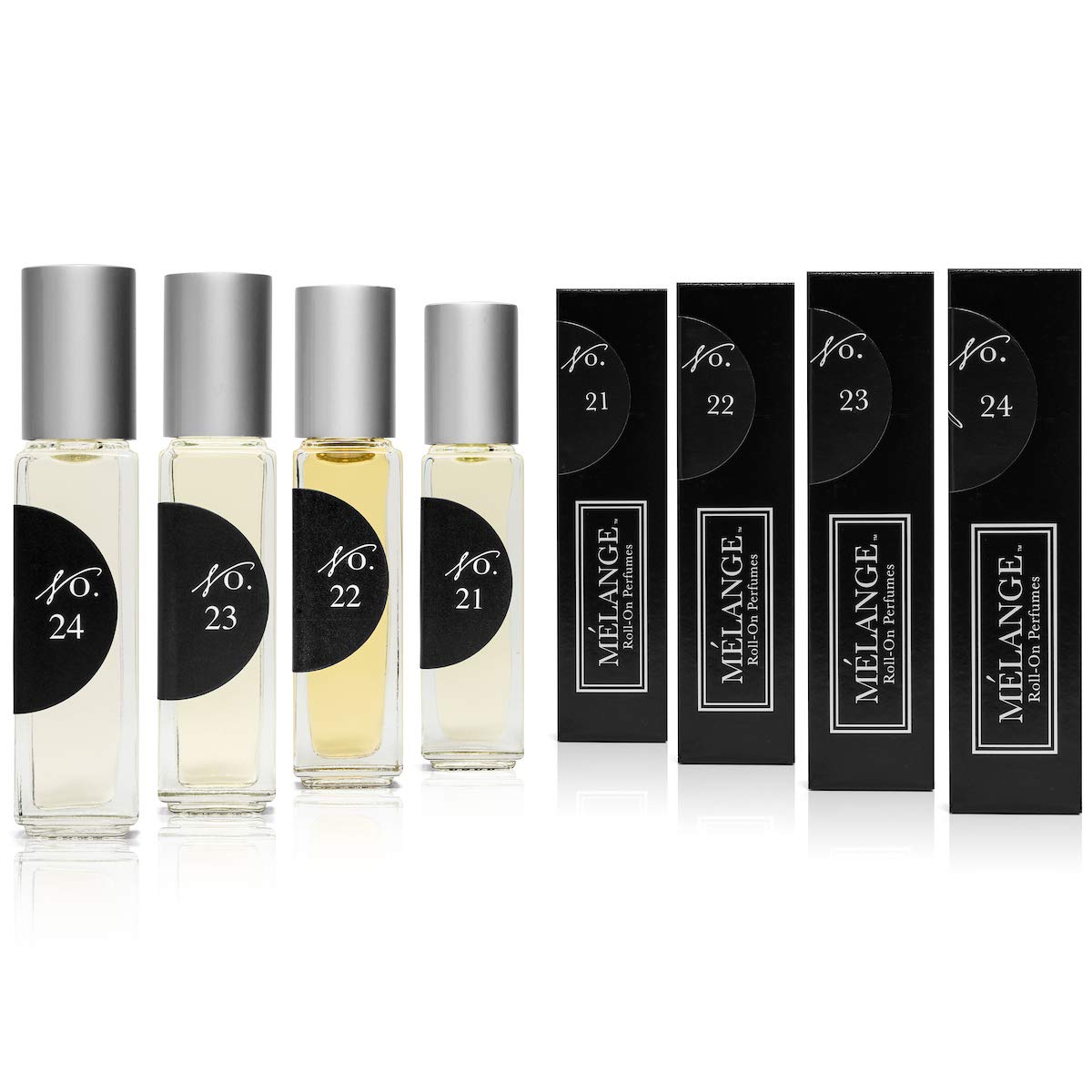 Melange Cashmere Musk, Mandarin & Bergamot Roll-On Perfume Oil - 0.25 oz | Luxurious Unisex Fragrance for Day & Night Wear | Perfect for Work, Date Night & Special Occasions