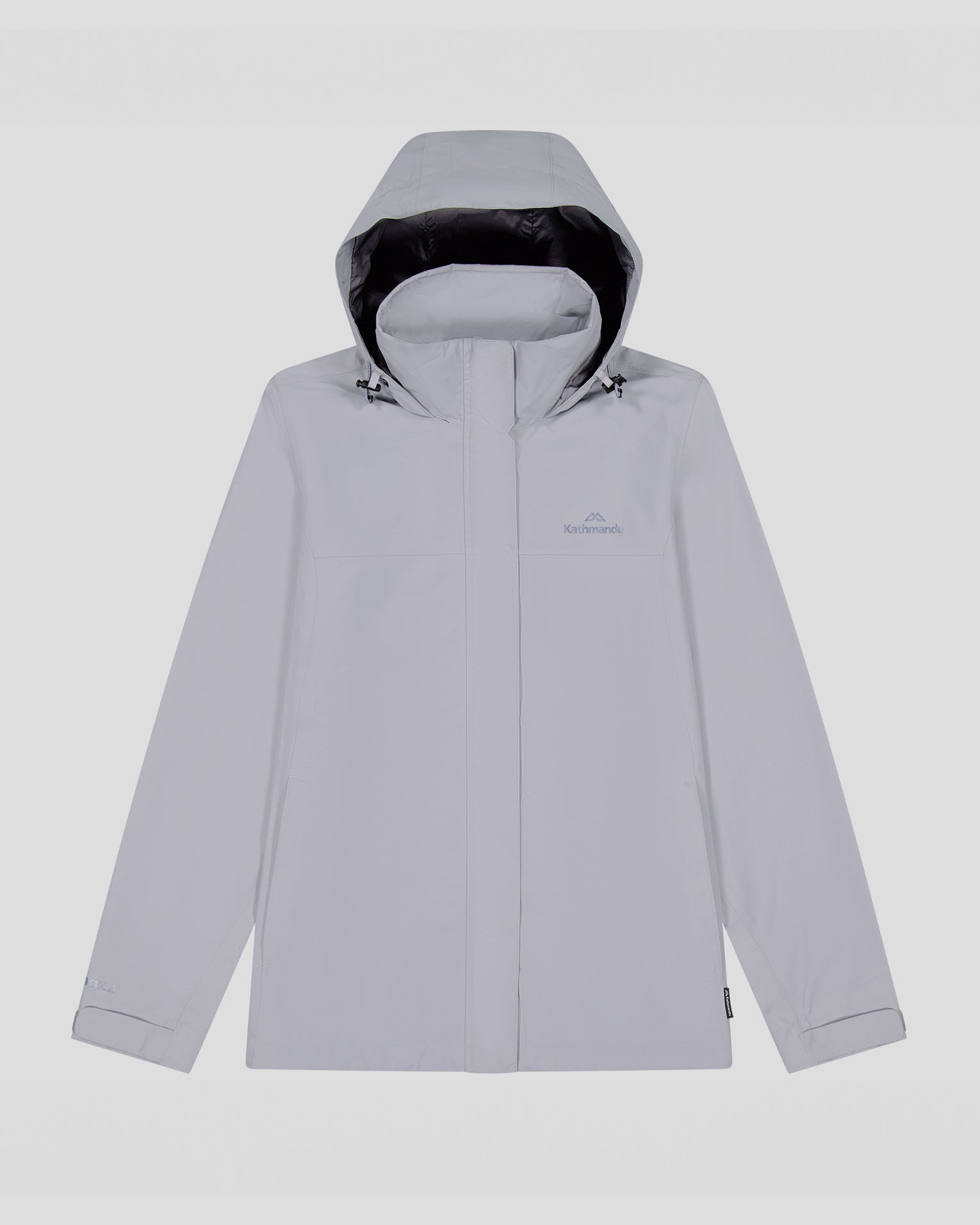 Andulo Women's Waterproof Rain Jacket v3 - Lightweight Windbreaker with Hood for Outdoor Hiking, Travel & Commuting - Light Haze