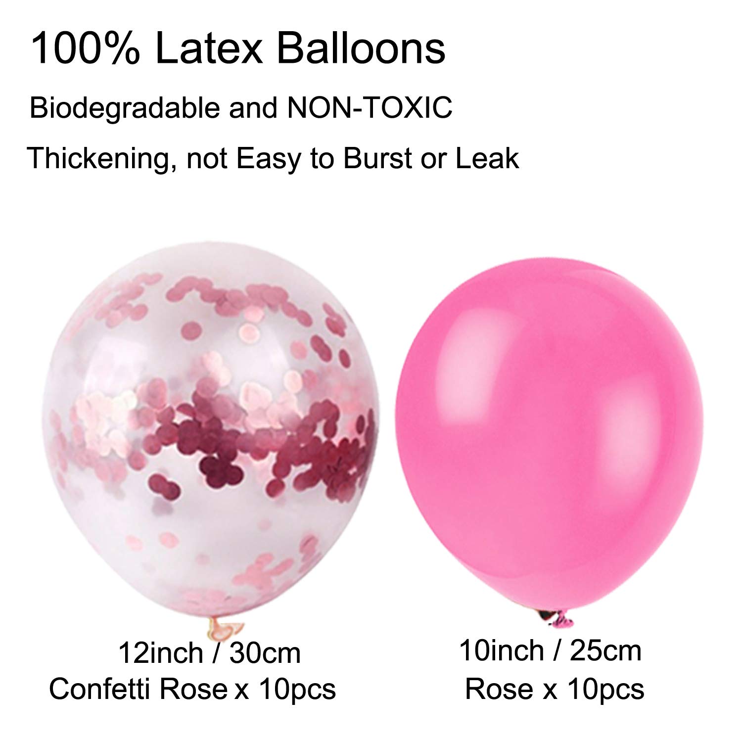 Pink Birthday Party Decorations for Girls & Women - Happy Birthday Banner, Curtains, Paper Pompoms, Fans, Garland & Confetti Balloons | Perfect for Birthday Parties, Baby Showers & Special Celebrations