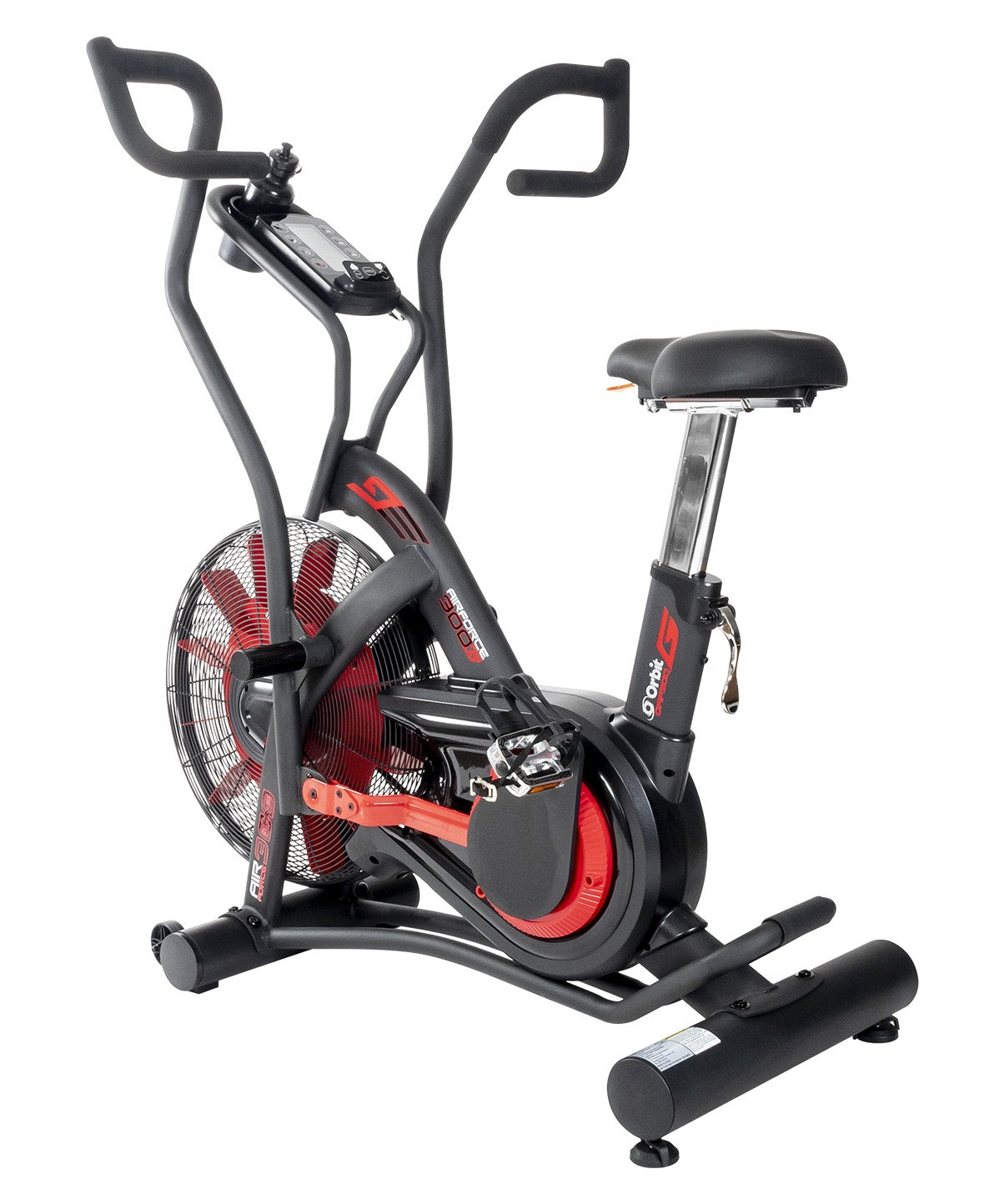 AirForce 300.3 Pro Air Bike - Professional Exercise Bike for Home Gym, Cardio & Full Body Workout - Perfect for Indoor Cycling, HIIT Training & Weight Loss