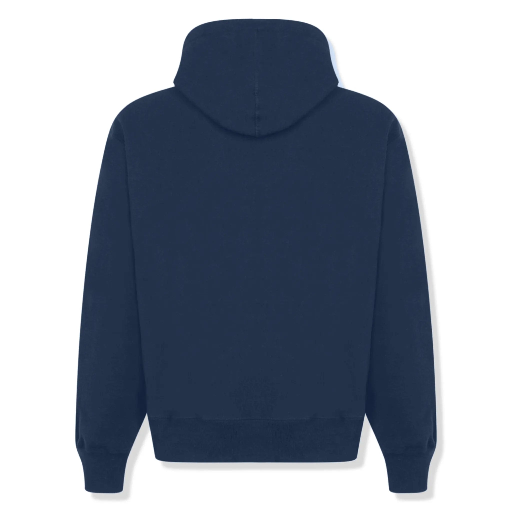 Supreme Box Logo Navy Hoodie for Men & Women | Winter Fleece Pullover with Front Pocket | Streetwear Fashion for Urban Style & Casual Outfits (FW24)
