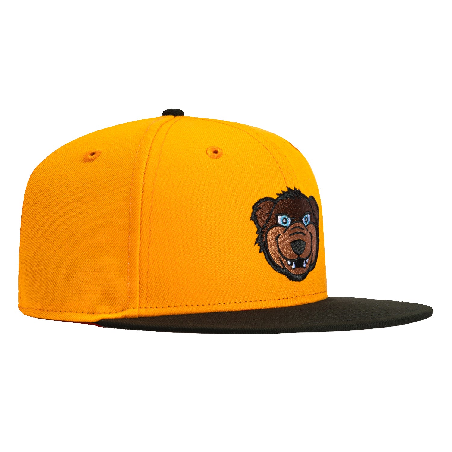 New Era 59Fifty MLB Boston Bruins Blades the Bear Snapback Hat - Gold & Black Hockey Cap for Men & Women - Perfect for NHL Games, Sports Events & Streetwear Fashion