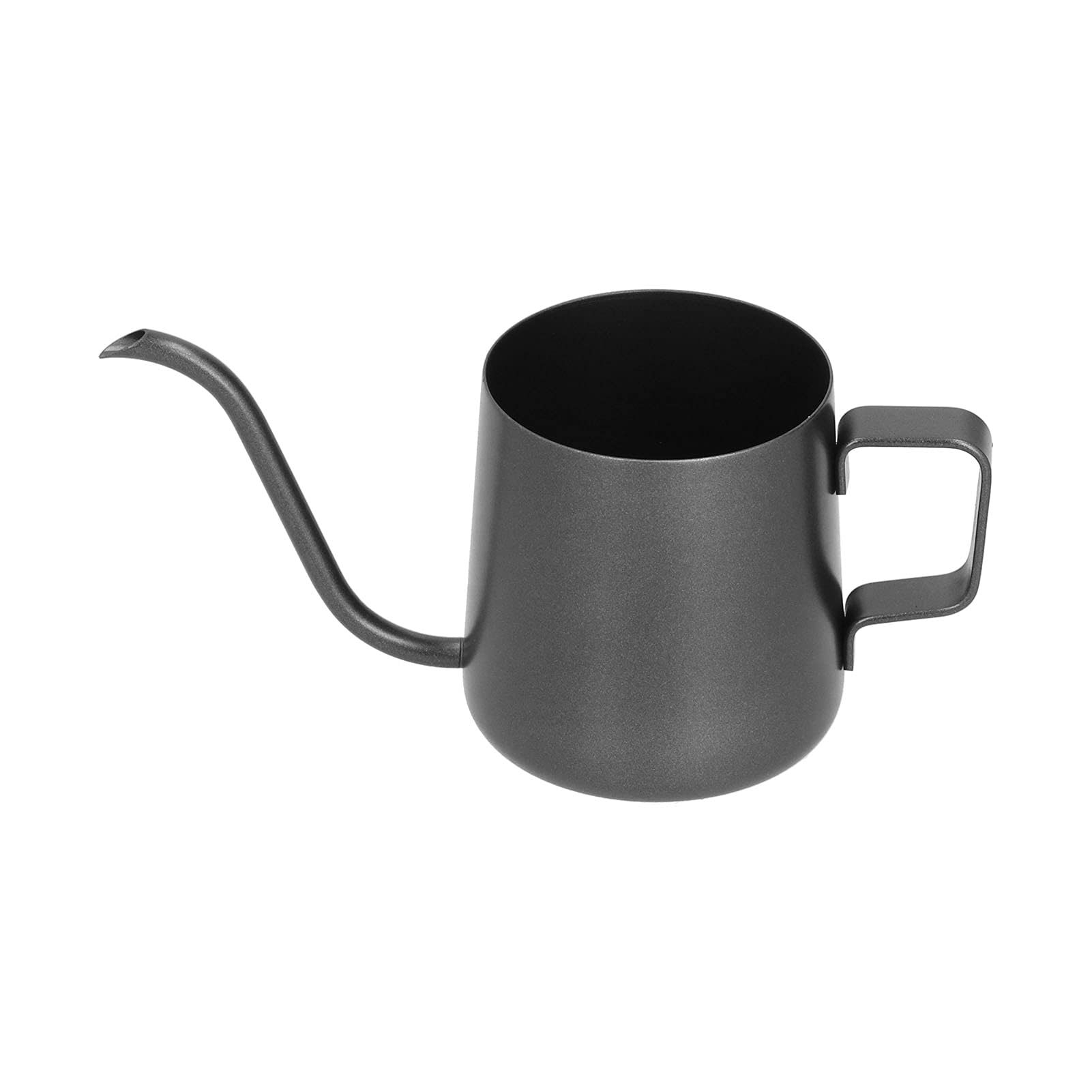 Premium 250ml Stainless Steel Gooseneck Kettle - Precision Pour Over Coffee & Tea Kettle with Hanging Ear, Black - Perfect for Home Brewing, Specialty Coffee Shops & Tea Enthusiasts