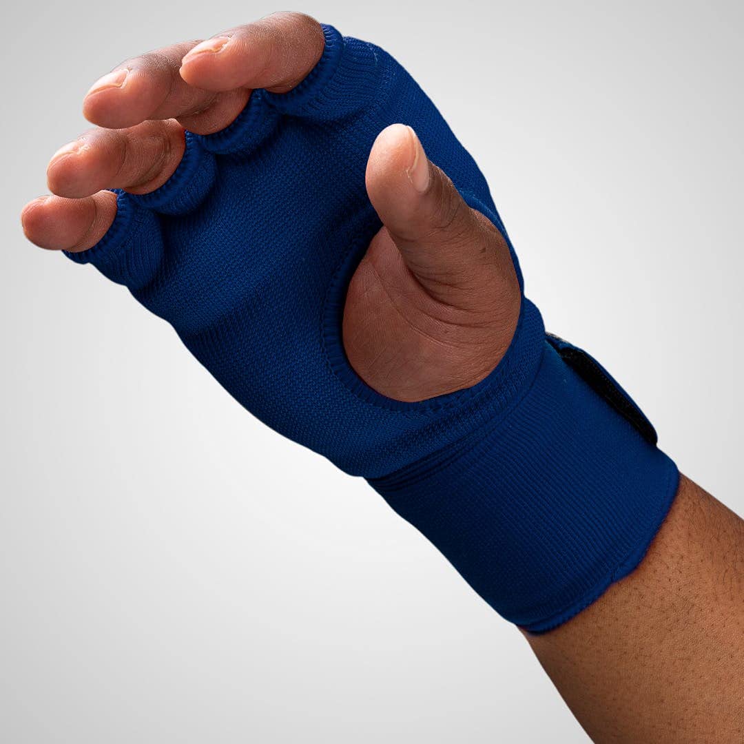 Hayabusa Quick Gel Boxing Hand Wraps - Premium MMA Training Gloves for Sparring, Punching Bag Workouts & Fitness Training (Black/Red)