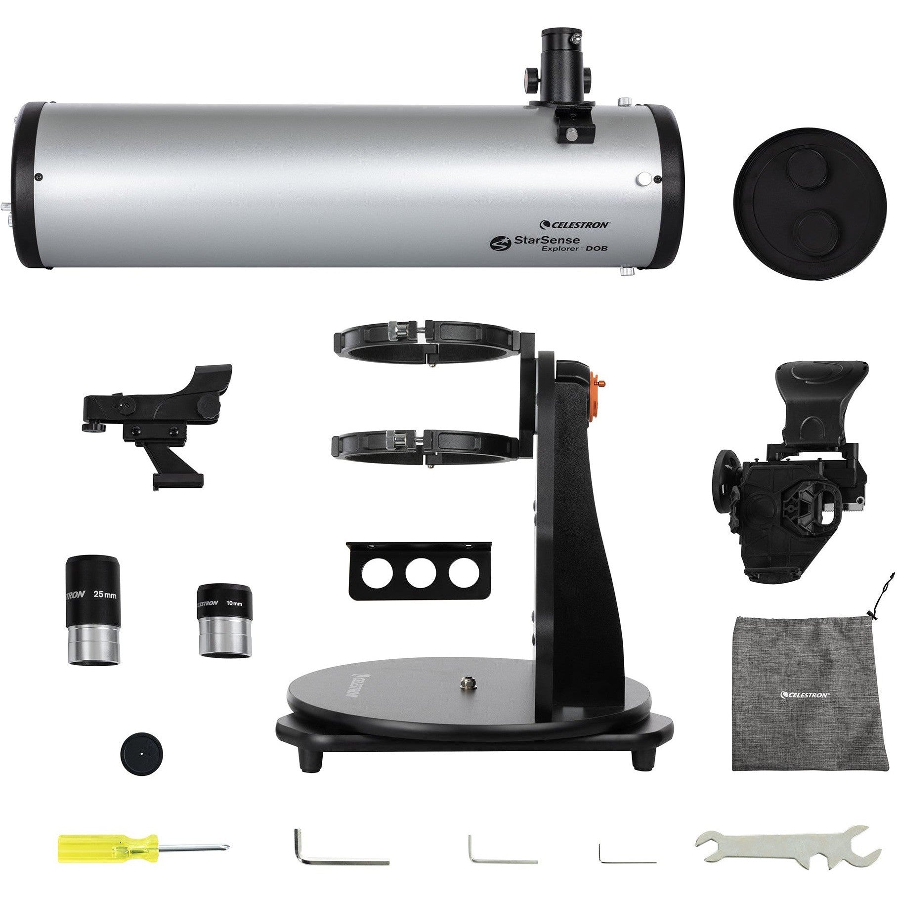 StarSense Explorer 150mm Smartphone-Controlled Dobsonian Telescope for Astronomy Beginners | Stargazing, Astrophotography & Backyard Observation