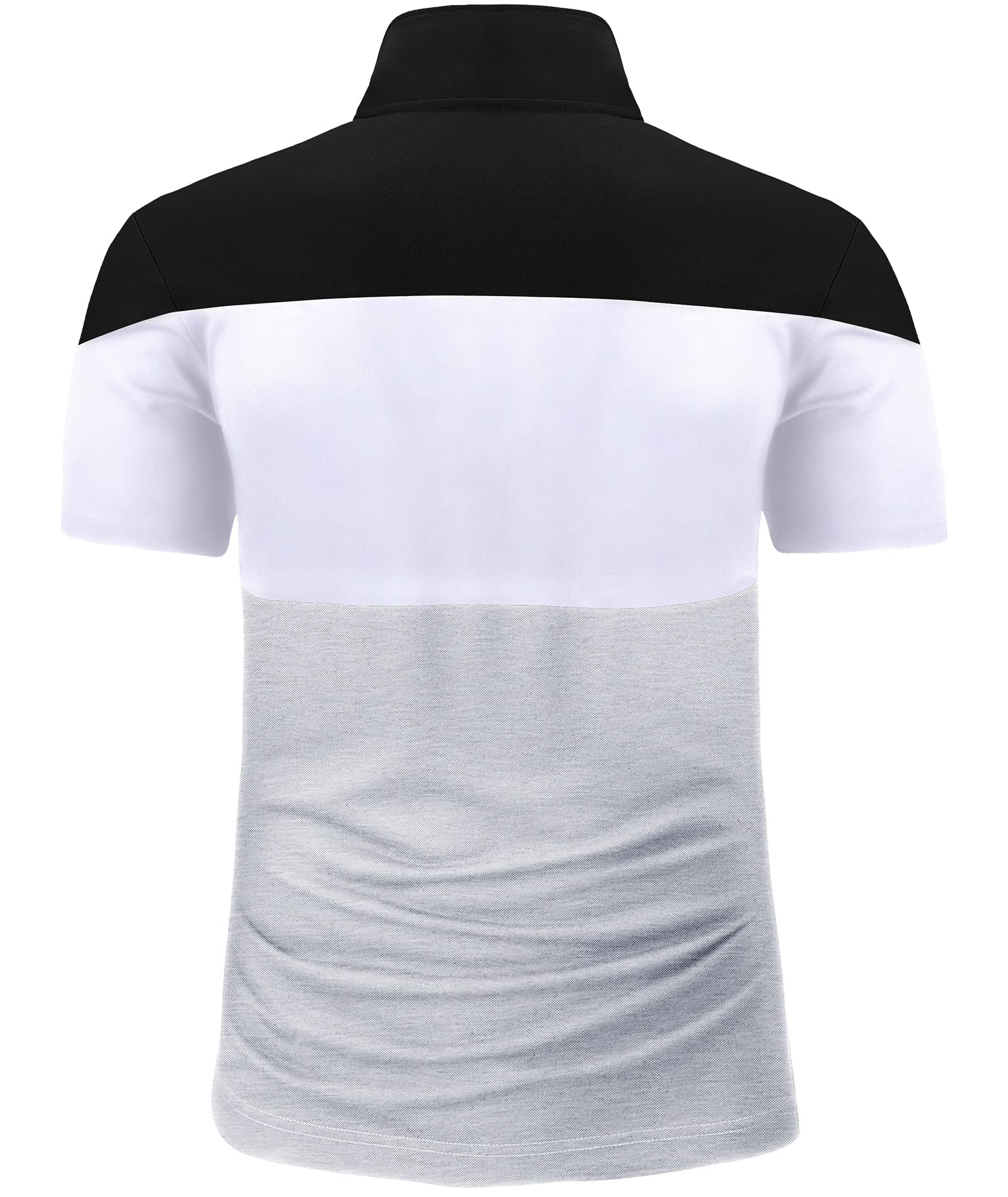 SWISSWELL Men's Casual Short Sleeve Polo Shirts - Breathable Tennis & Golf Performance Shirts for Sports & Outdoor Activities | Perfect for Work, Gym, and Weekend Wear