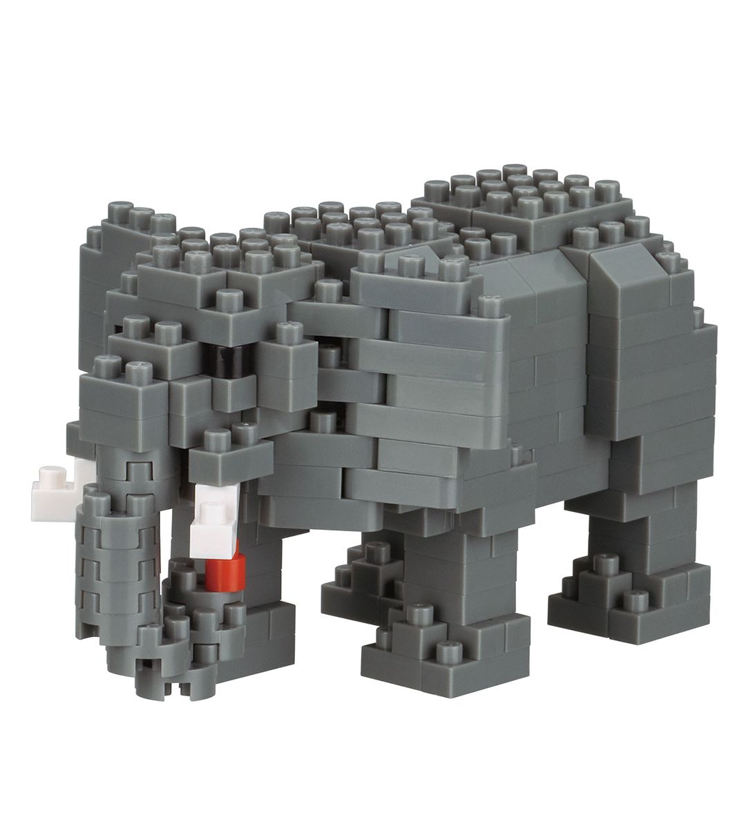 Nanoblock African Elephant 2 Building Blocks Set - NBC 295 - Miniature Model Kit for Adults & Kids, Perfect for Home Decor, Office Display, and STEM Education