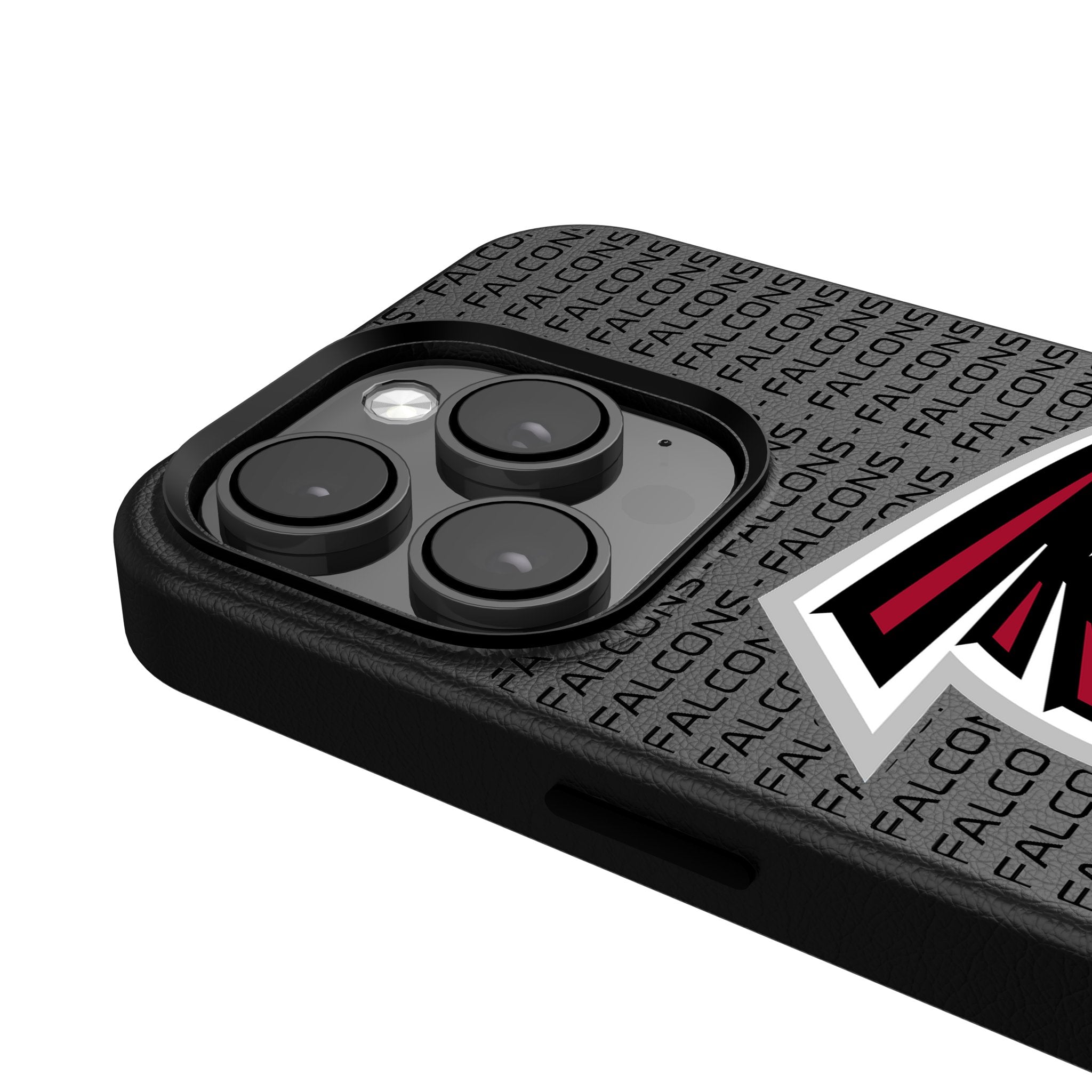 Atlanta Falcons MagSafe Compatible iPhone Case - Text Backdrop Design for Apple iPhone 12/13/14/15 Pro Max - Perfect for Game Day & Falcons Fan Gifts