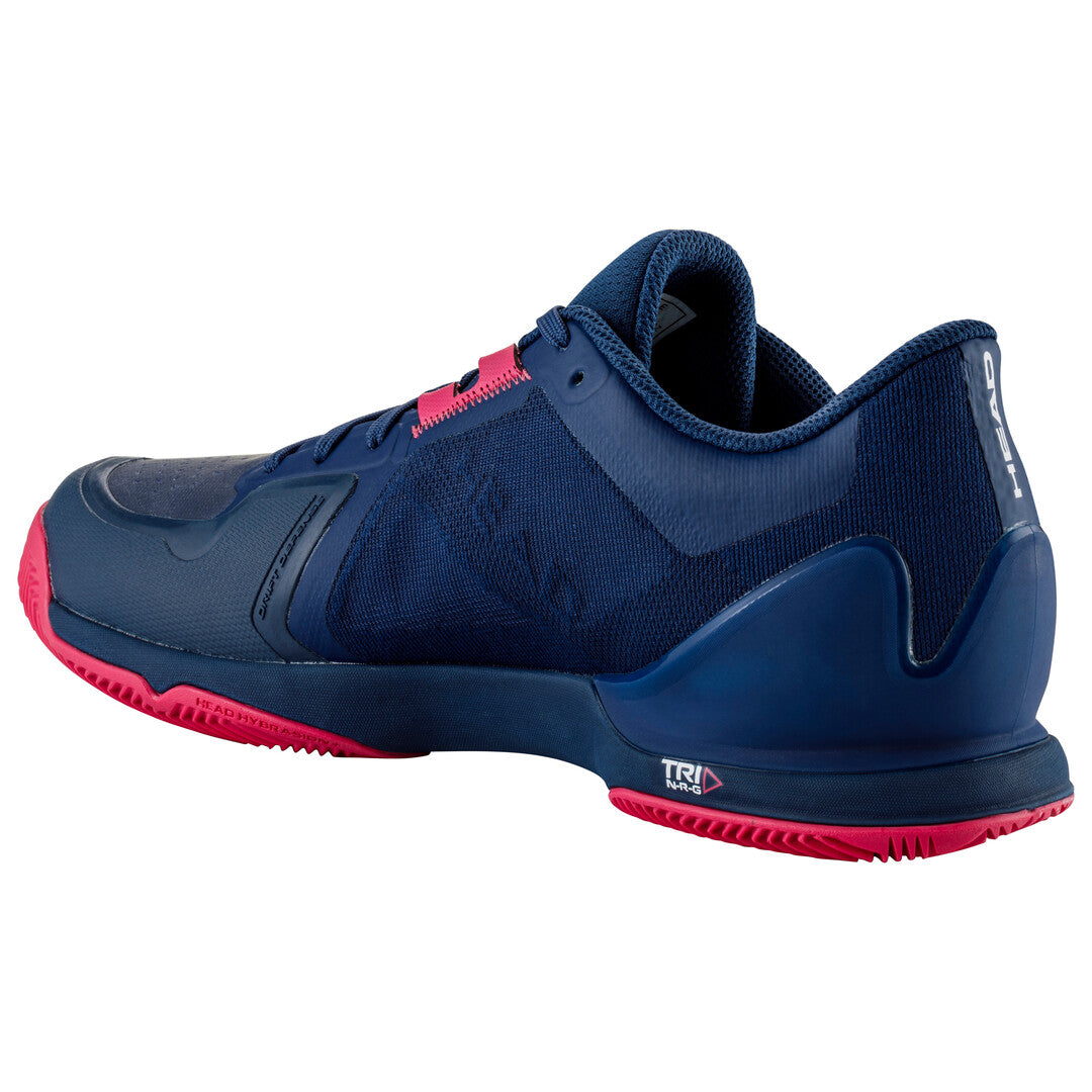 Head Sprint Pro 3.5 Clay Women's Tennis Shoes - Navy Blue | Lightweight & Durable Court Shoes for Clay Courts | Perfect for Competitive Play & Training Sessions