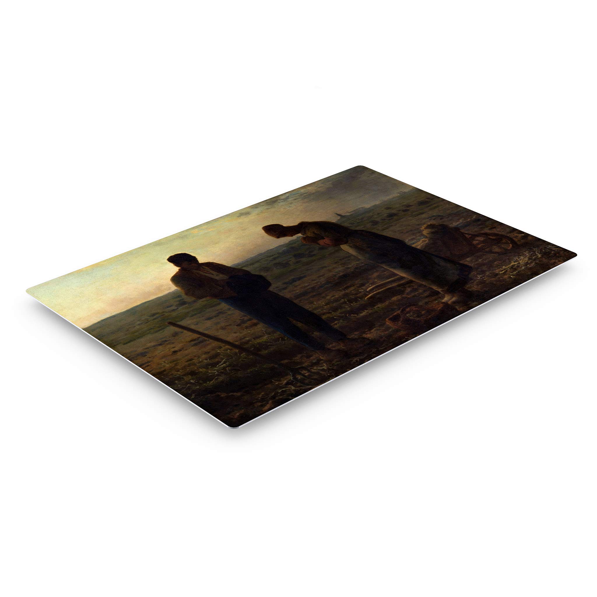 Jean-Francois Millet The Angelus Classic Art Reproduction - Premium Metal Wall Art Print 20x30 | Famous Oil Painting Home Decor | Ready to Hang | Made in USA | Perfect for Living Room, Bedroom & Office Decor