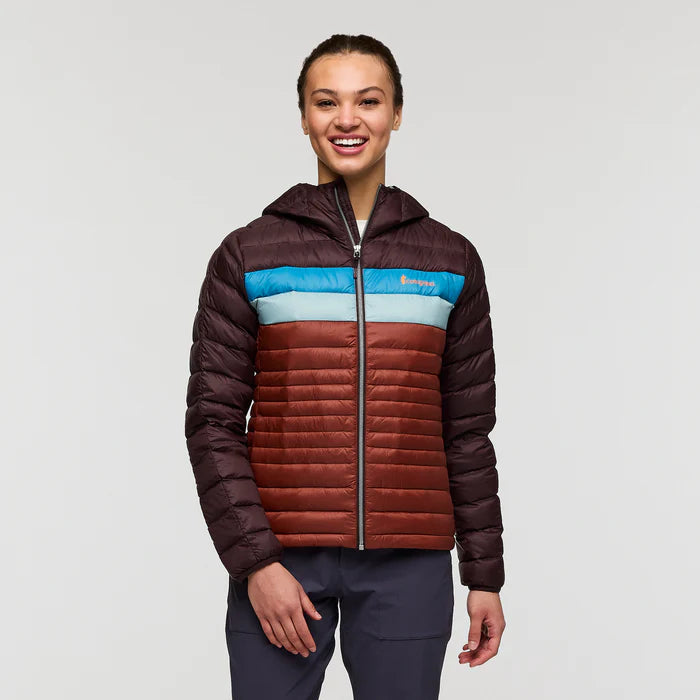Cotopaxi Fuego Down Hooded Jacket for Women - Lightweight Water-Resistant Winter Coat 2025 | Perfect for Hiking, Travel & Outdoor Adventures