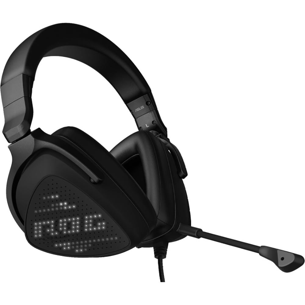 ASUS ROG Delta S Animate Gaming Headset with RGB Lighting - Hi-Res Audio, AI Noise Canceling Mic, USB-C - Perfect for PC, PS5, Xbox & Streaming