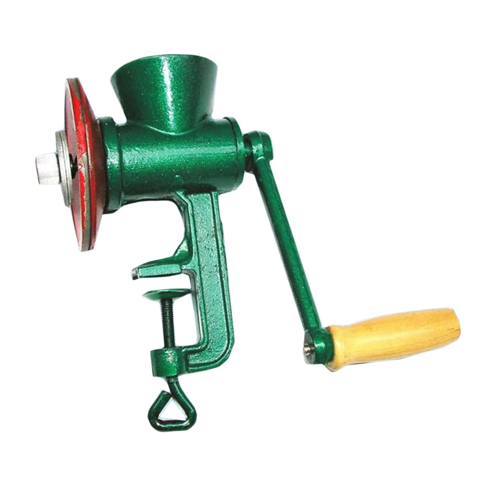 MERIGLARE Manual Grain Mill - Hand Crank Countertop Clamp Grinder for Coffee, Corn, Oats & More | Perfect for Home Brewing, Camping & Fresh Ground Coffee Lovers
