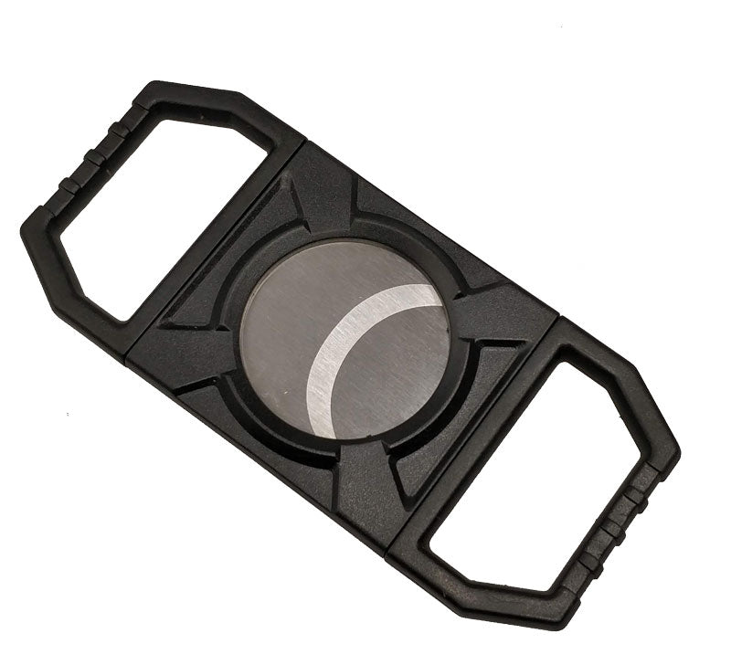 Premium Visol Tron Double Guillotine Cigar Cutter - Sharp Stainless Steel Blades for Perfect Cuts - Ideal for Cigars, Cigarillos & Perfecto Cigars - Perfect for Home, Office & Outdoor Smoking Sessions