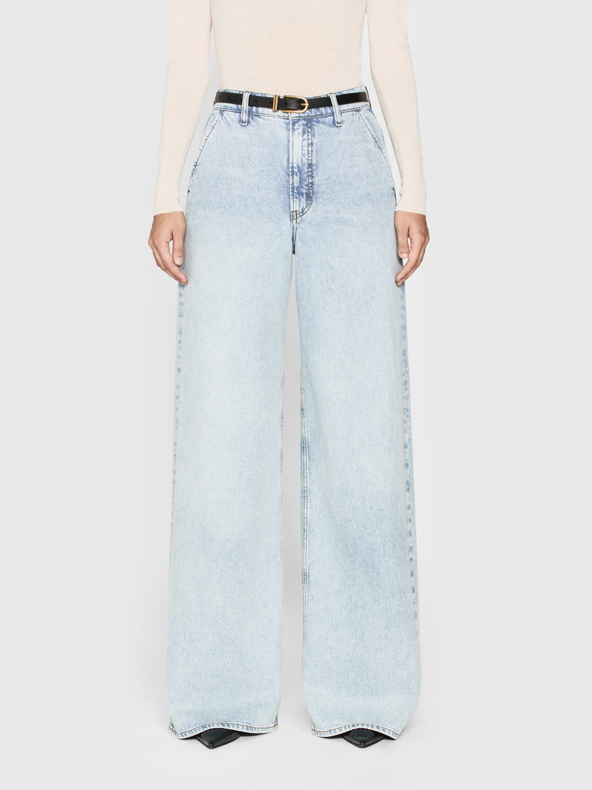 Ettie Wide Leg Pants for Women - Comfortable High Waisted Flowy Trousers - Perfect for Office, Casual & Travel Outfits