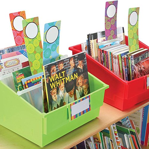 Customizable Classroom Library Book Dividers Set of 26 - Durable School Organization Supplies for Teachers | Perfect for Elementary Reading Corners & Homeschool Book Shelves