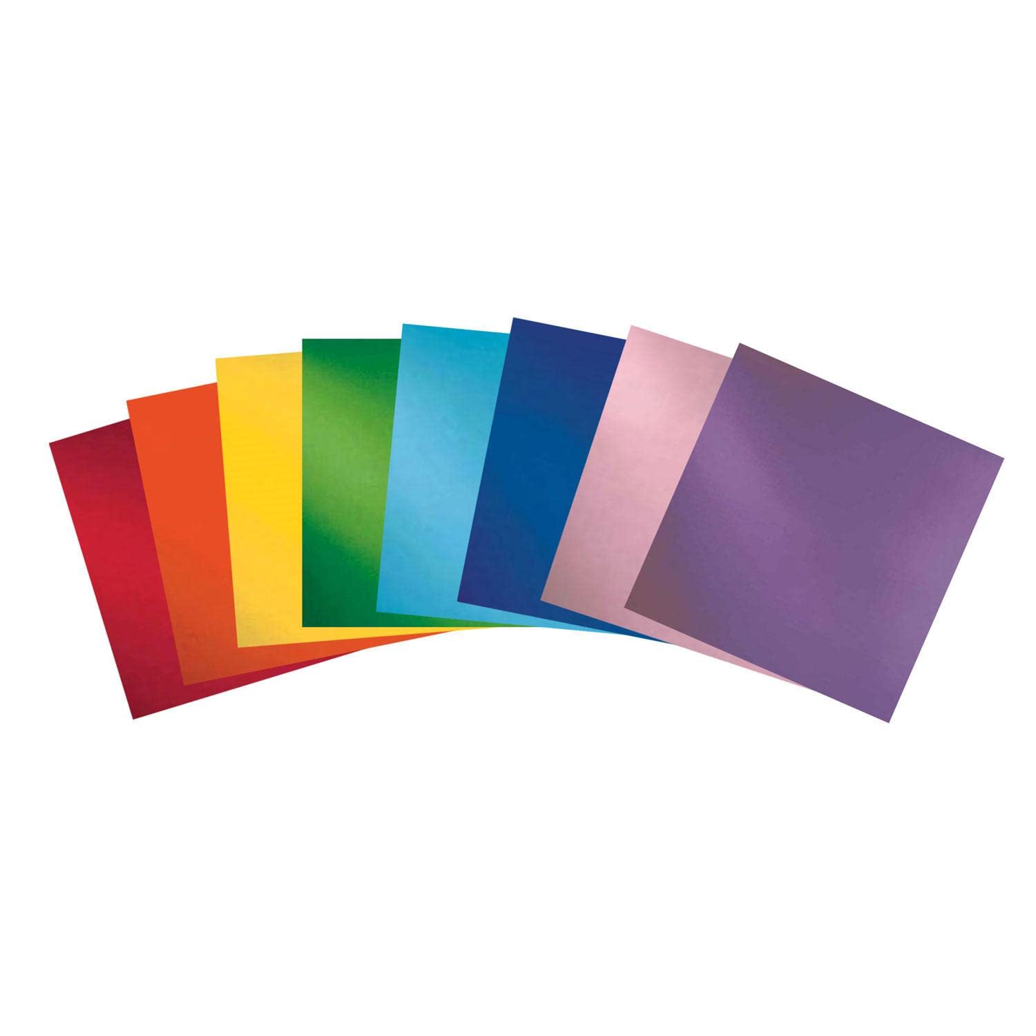 Vibrant Oceanside Rainbow Transparent Glass Pack - 96 COE for Stained Glass Art, Mosaics & DIY Craft Projects