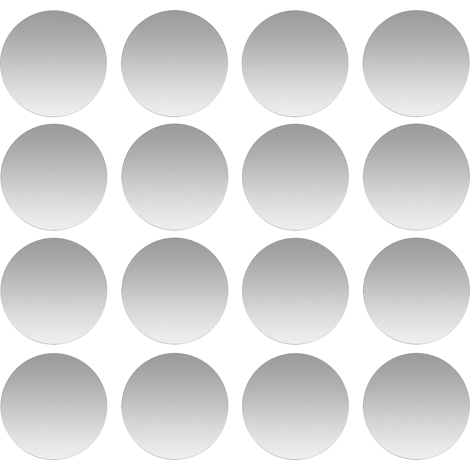 16 Pack Metal Plates for Magnetic Phone Mount - 3M Adhesive Steel Discs for Car, Wall & Phone Holder | Silver Round Magnet Stickers for Cell Phone Case Back | Perfect for Driving, Office & Home Use