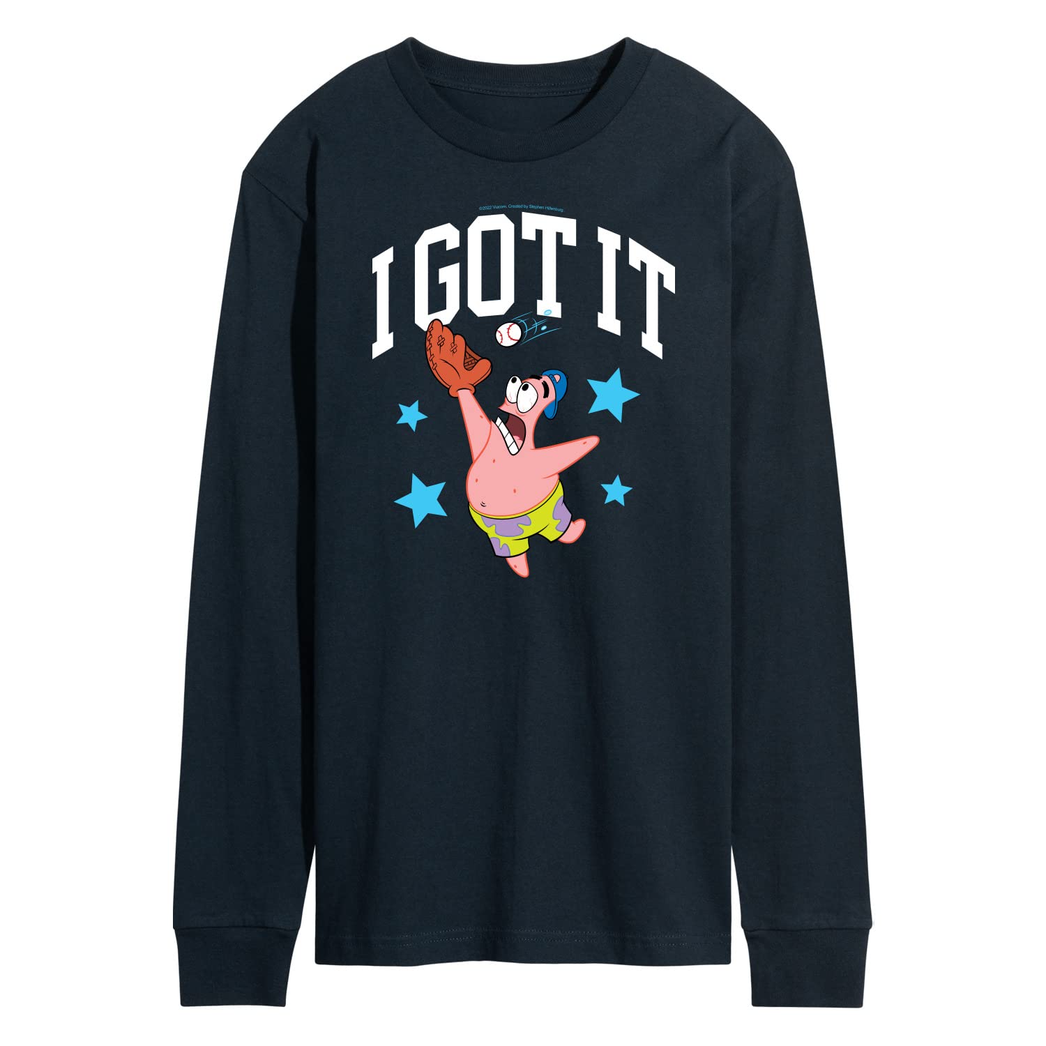 Spongebob Squarepants 'I Got It' Men's Long Sleeve Graphic T-Shirt - Funny Cartoon Character Cotton Tee for Casual Wear & Fan Gifts
