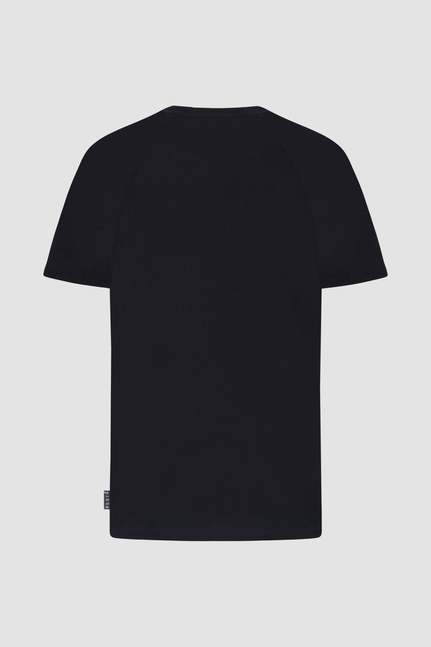 Philipp Plein Black Round Neck Short Sleeve T-Shirt for Men - Casual Streetwear & Everyday Outfit