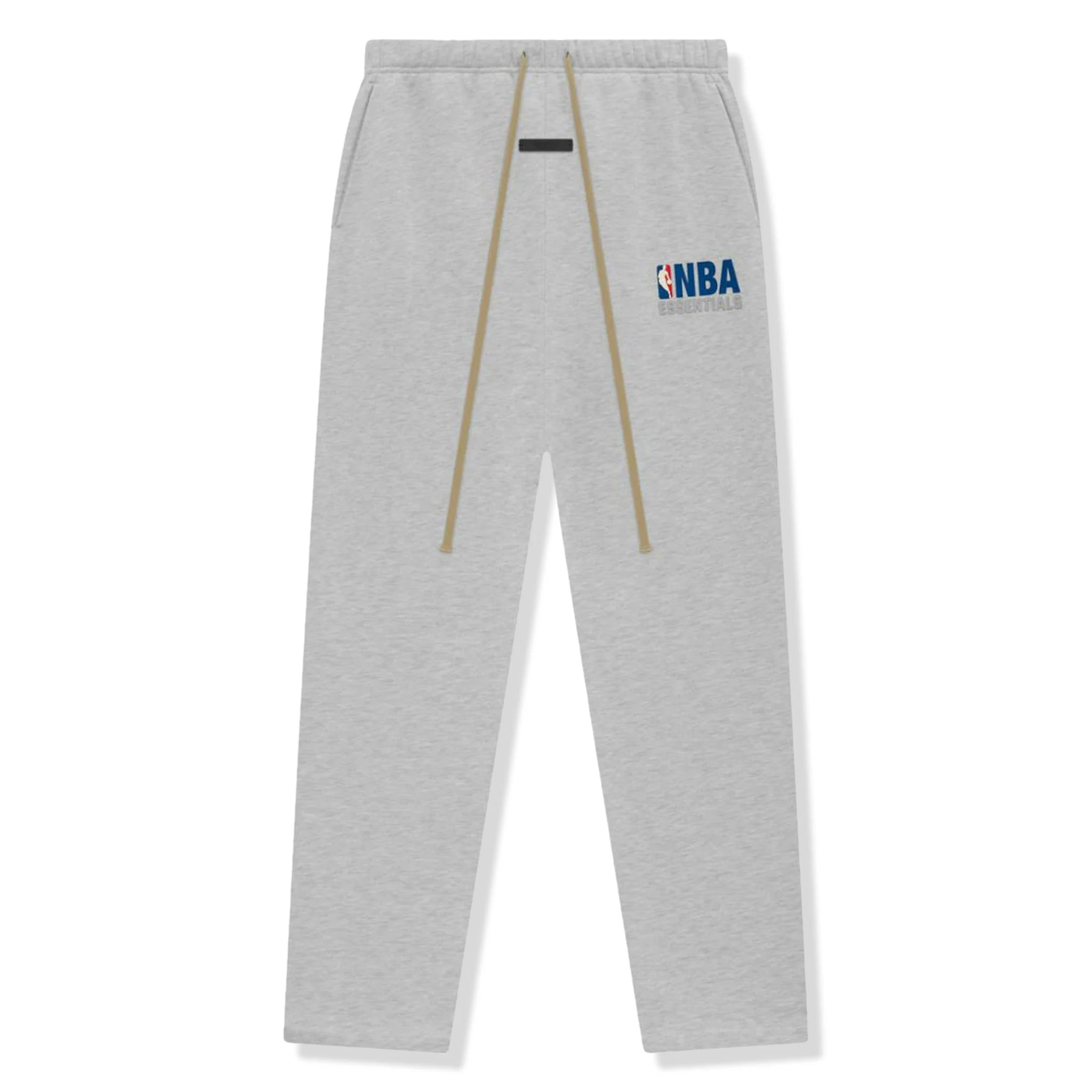 Fear of God Essentials x NBA Relaxed Light Heather Sweatpants for Men - Casual Loungewear & Streetwear Basketball Pants for Gym, Travel & Everyday Wear