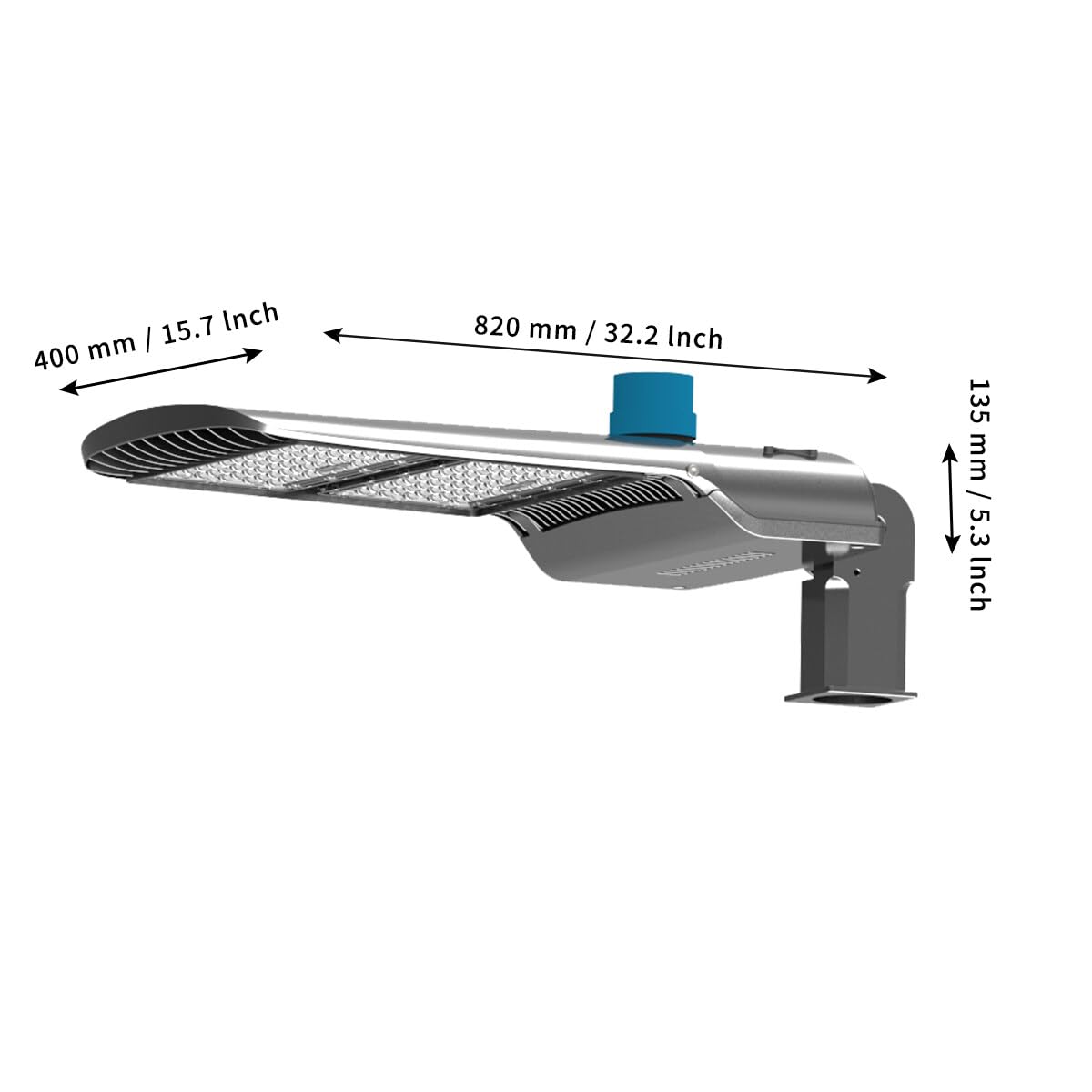 200W LED Parking Lot Lights with Photocell - 26000lm Outdoor LED Flood Lights 5000K - Commercial LED Shoebox Lights with Trunnion Mount - Ideal for Streets, Walls, Barns & Courtyards - Energy Efficient Area Lighting Solution for Parking Lots & Outdoor Spaces