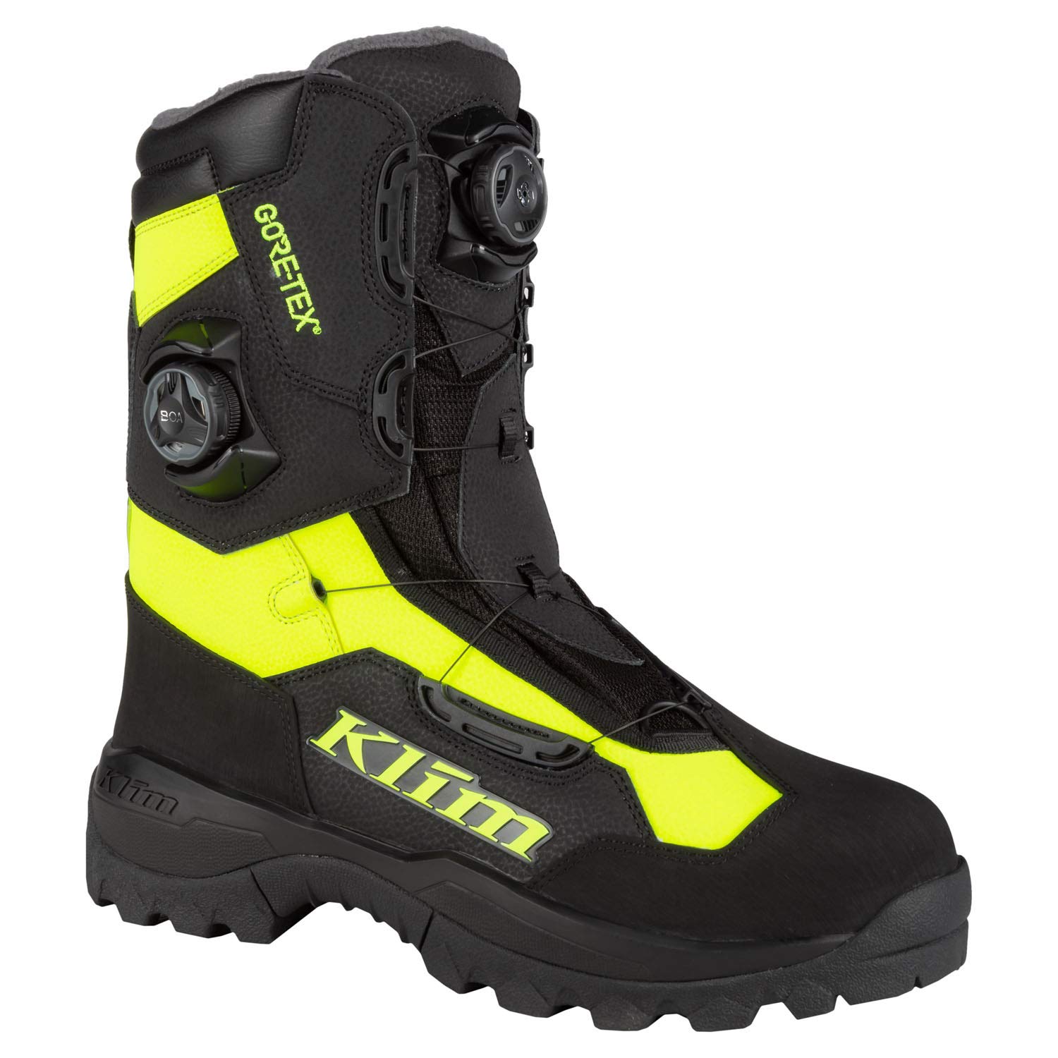 KLIM Men's Adrenaline Pro GTX BOA Waterproof Winter Snowmobile Boots - Insulated Cold Weather Boots for Snowmobiling, Ice Fishing & Outdoor Winter Activities