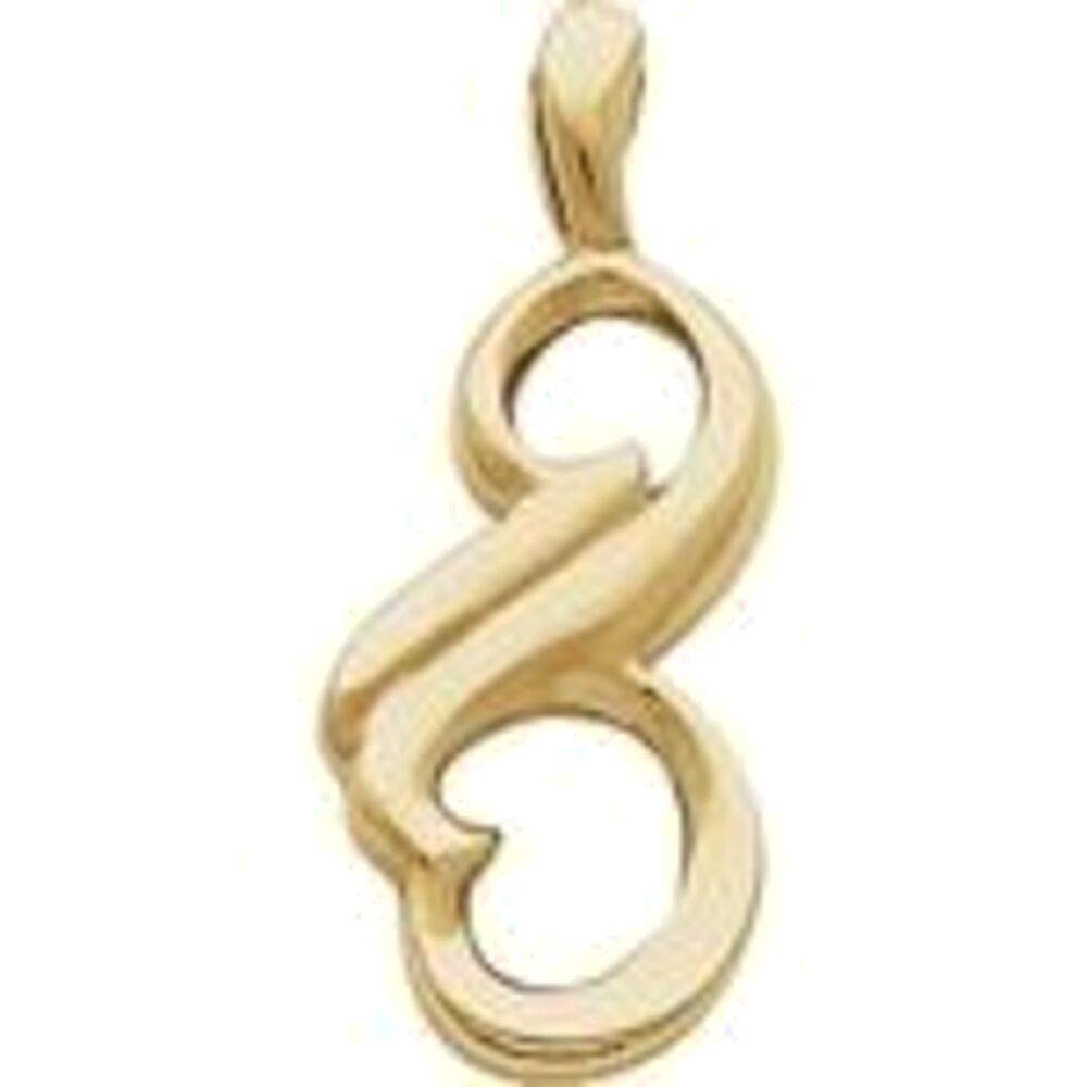 14K Yellow Gold Freeform Pendant - Bonyak Jewelry for Gifts & Special Occasions