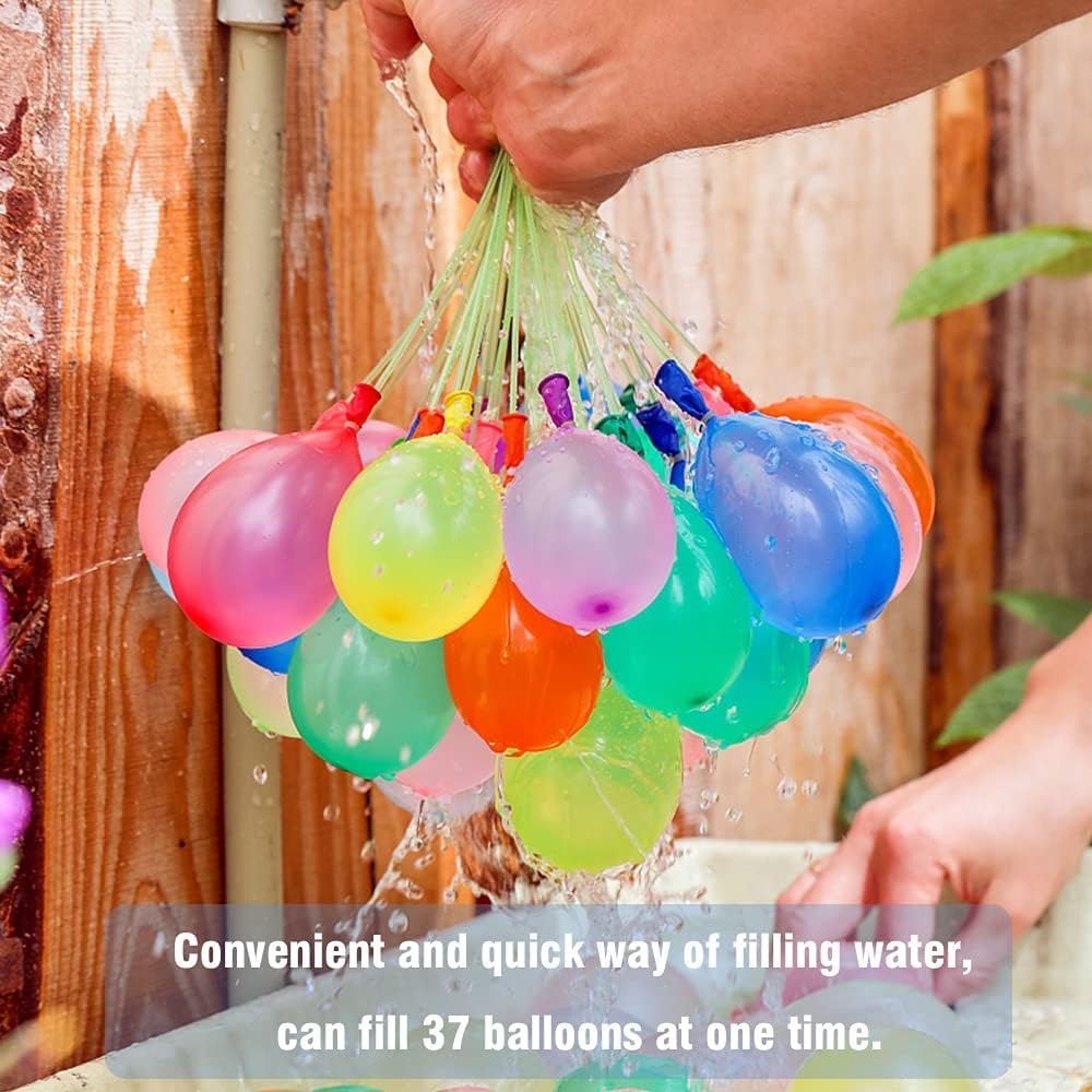 999 Quick Fill Water Balloons for Summer Fun - Fast Filling & Durable for Kids & Adults - Perfect for Backyard Parties, Pool Games & Outdoor Water Fights