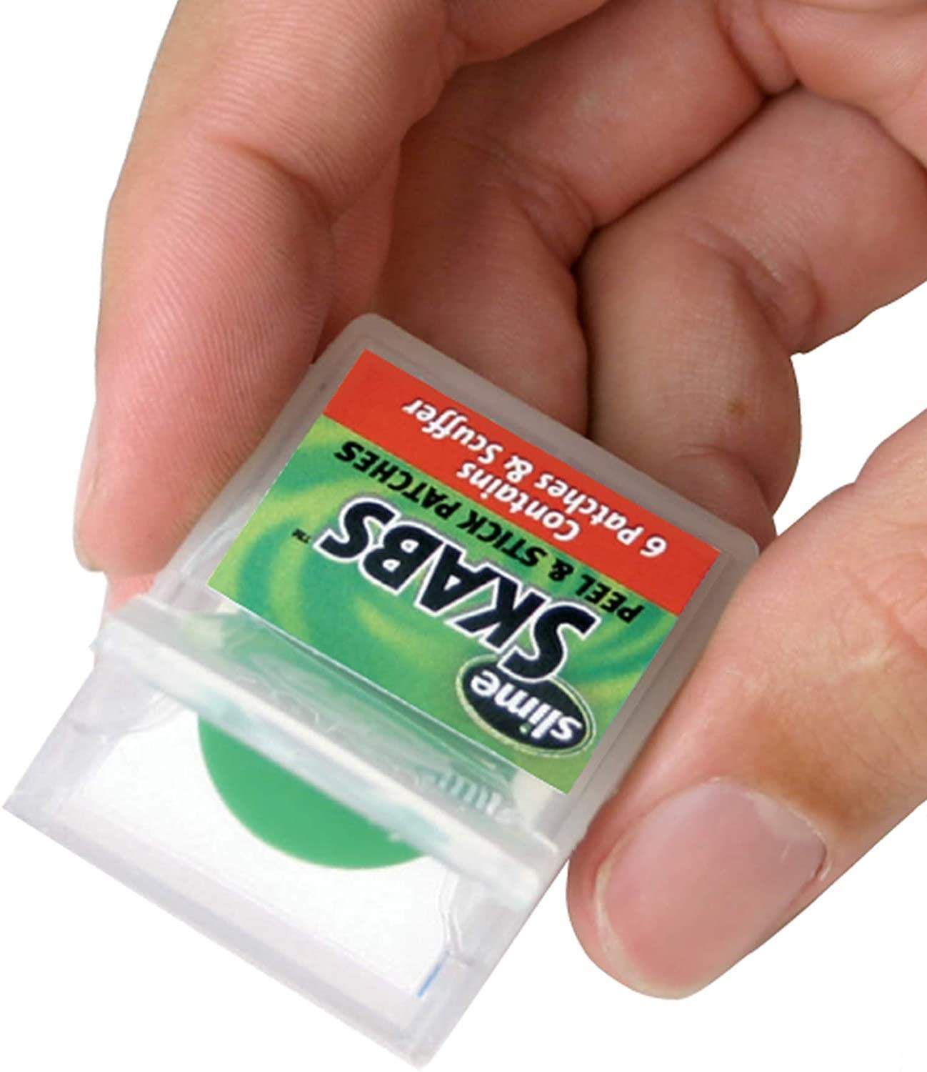 Slime Skabs 6 Peel and Stick Bike Tube Puncture Repair Patches (3 Pack) - Quick Fix for Road & Mountain Bike Tires