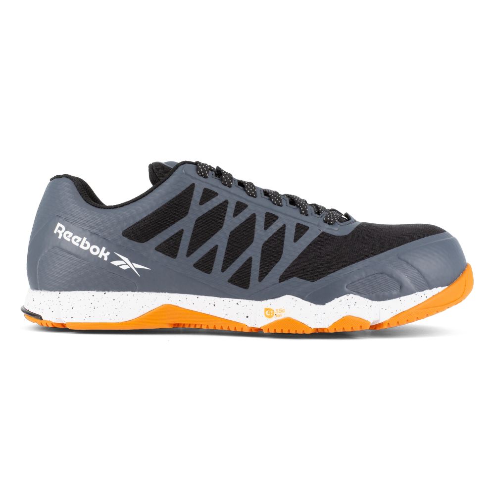Reebok Speed TR Men's & Women's Composite Toe Safety Work Shoes - CSA Approved, Lightweight & Durable for Construction & Industrial Use (IB4453, Grey)