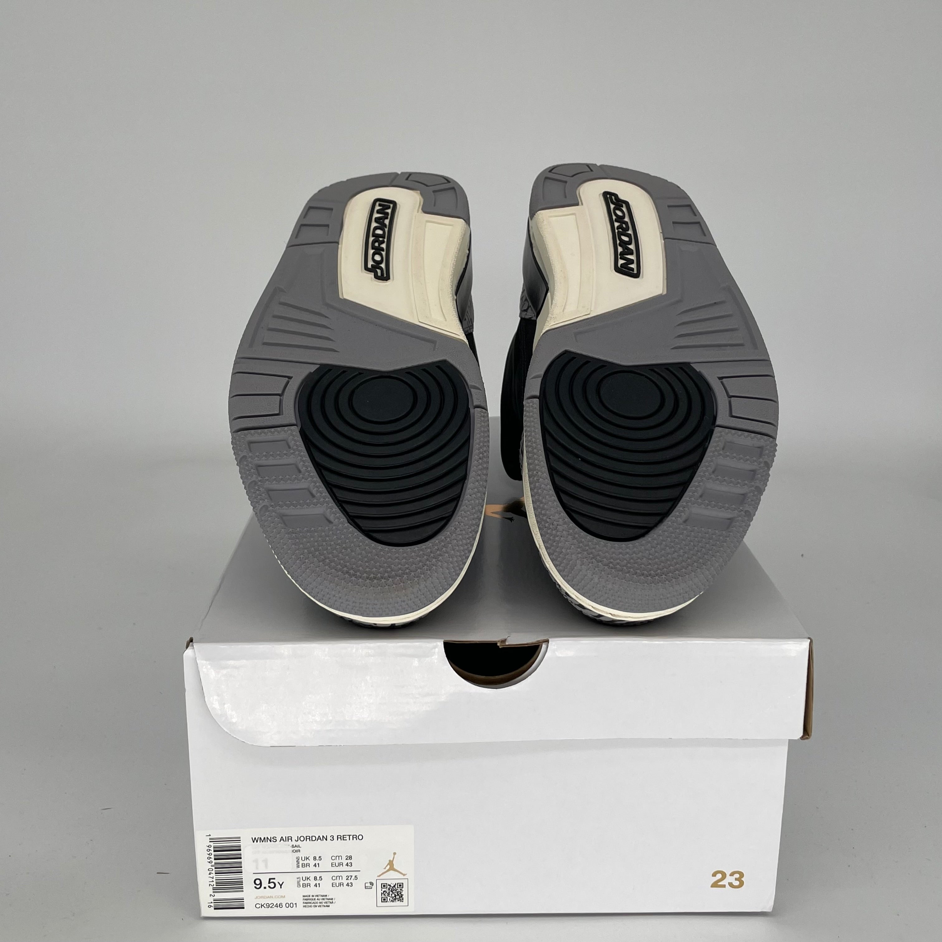 AIR JORDAN 3 OFF NIOR W Women's Basketball Shoes Size 9.5/11W Black CK9246-001 - Perfect for Streetwear, Gym & Casual Outfits