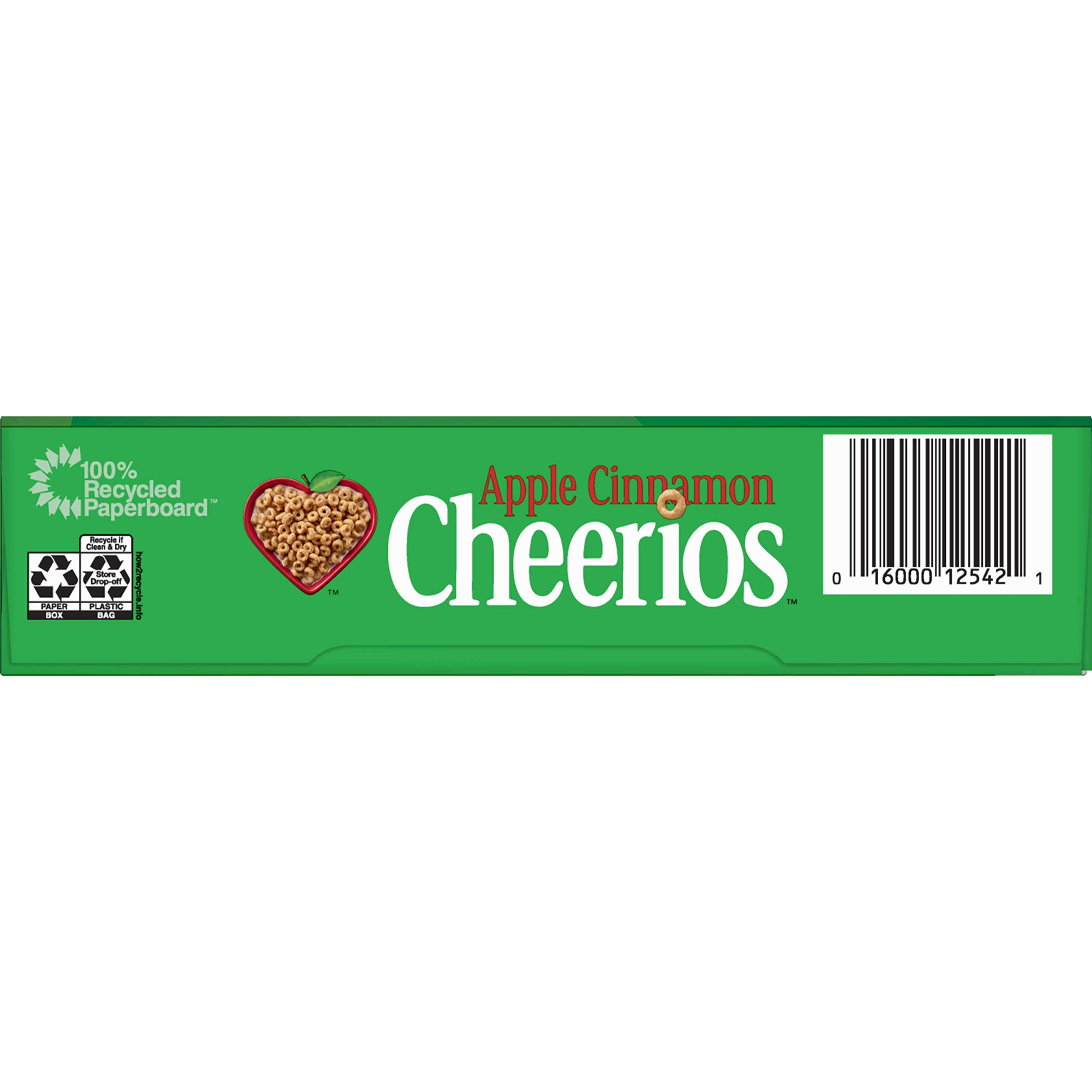 Apple Cinnamon Cheerios Cereal - Gluten Free Breakfast Cereal, 11 oz (Pack of 1) - Healthy Morning Meal & Snack for Kids & Adults