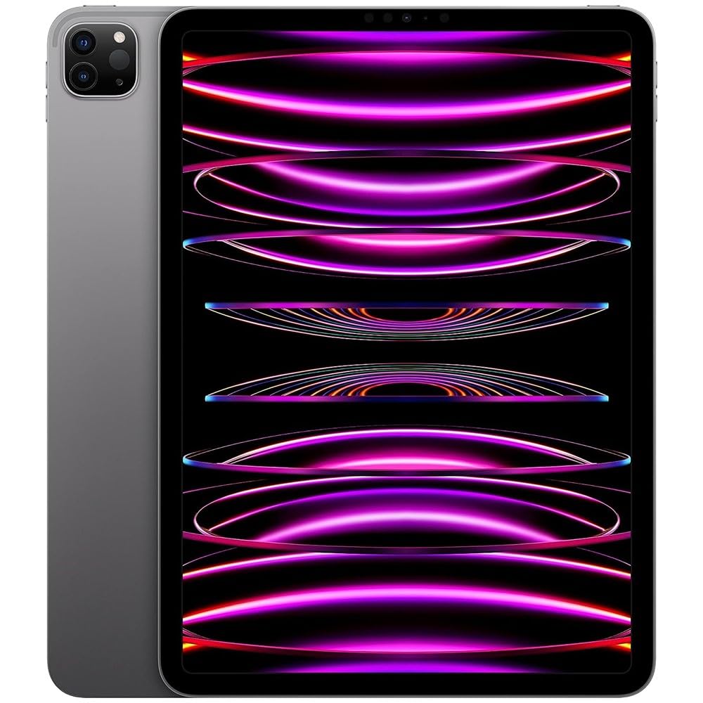 2022 Apple iPad Pro 11-inch Wi-Fi + Cellular 256GB Space Gray (Renewed) - Premium Tablet for Work, Travel & Entertainment | Fast Performance, Stunning Display