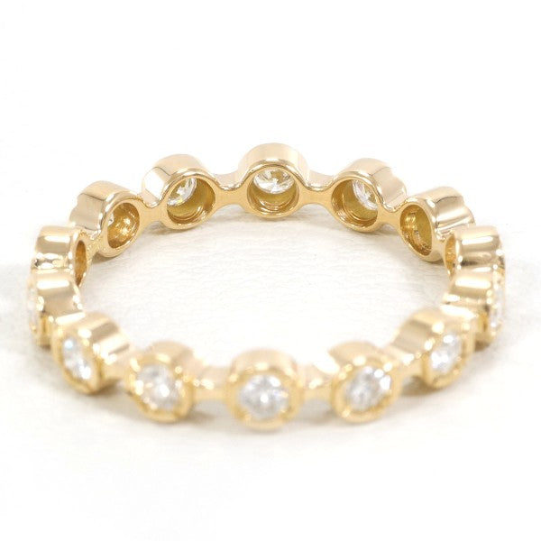 18K Yellow Gold Diamond Ring for Women - Elegant Solitaire Engagement & Wedding Band - Perfect for Proposals, Anniversaries, and Special Occasions