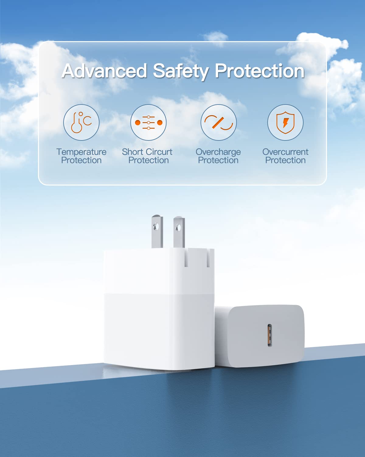 30W USB C Fast Charger for MacBook Air & iPad Air 4 - PD 3.0 Quick Charge with 6ft USB C to C Cable | Perfect for Home, Office & Travel Charging