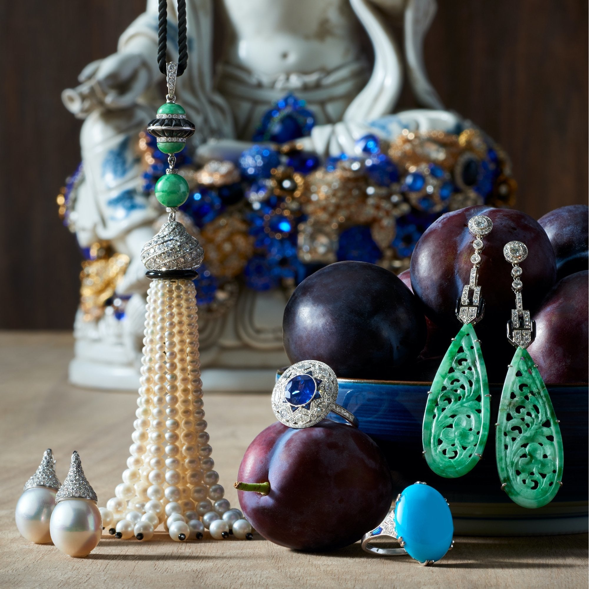 Exquisite South Sea Pearl & Pavé Diamond Kiss Earrings | Luxury Jewelry for Women | Perfect for Weddings, Parties & Special Occasions